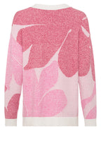 Pink Floral Design Soft Knit Jumper