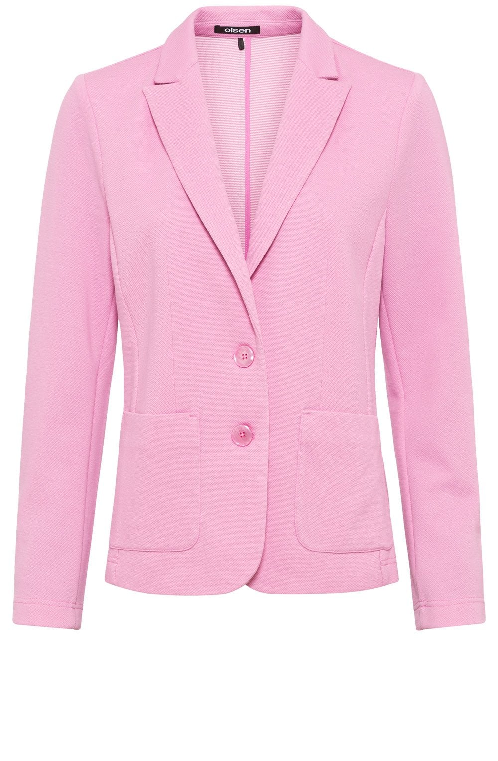 Pink Jersey Blazer