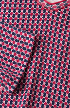 Pink Patterned Jersey Top