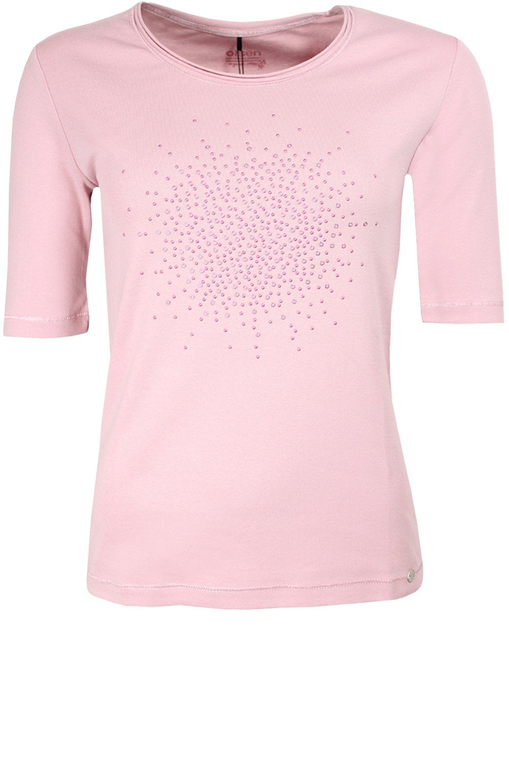 Pink Rhinestone Design Top