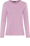Pink Ribbed Front Jumper