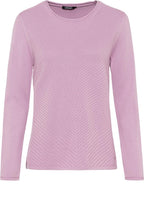 Pink Ribbed Front Jumper