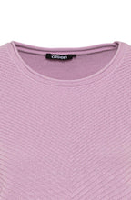 Pink Ribbed Front Jumper