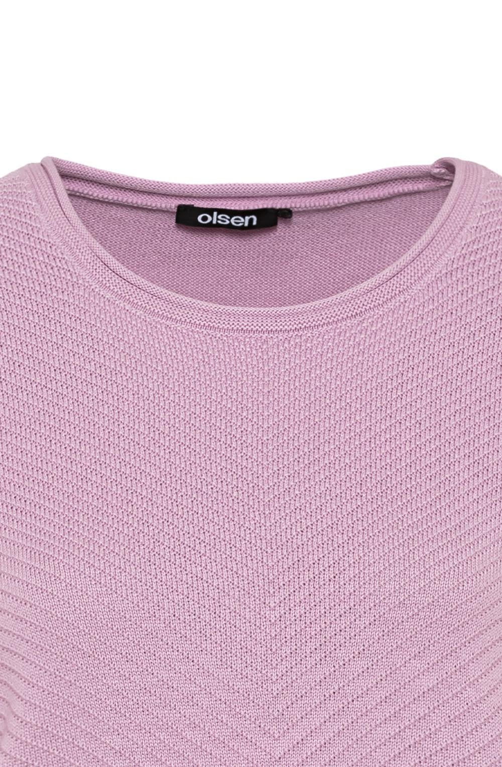 Pink Ribbed Front Jumper