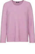 Pink Ribbed Knit Jumper