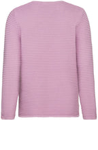 Pink Ribbed Knit Jumper