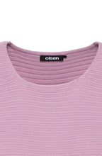 Pink Ribbed Knit Jumper
