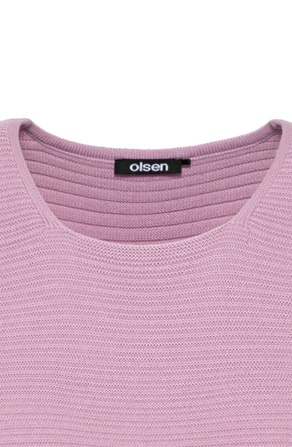 Pink Ribbed Knit Jumper