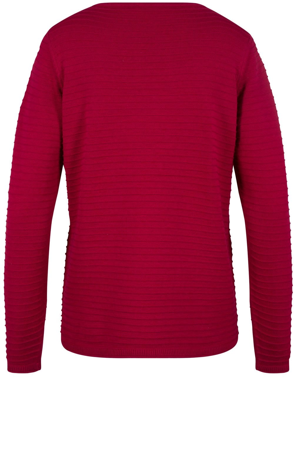 Pink Ribbed Knit Sweater