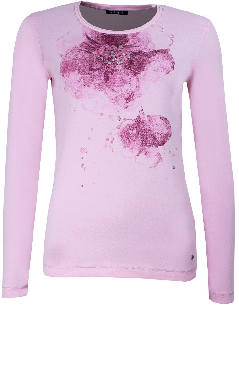 Pink Rose Jersey Top