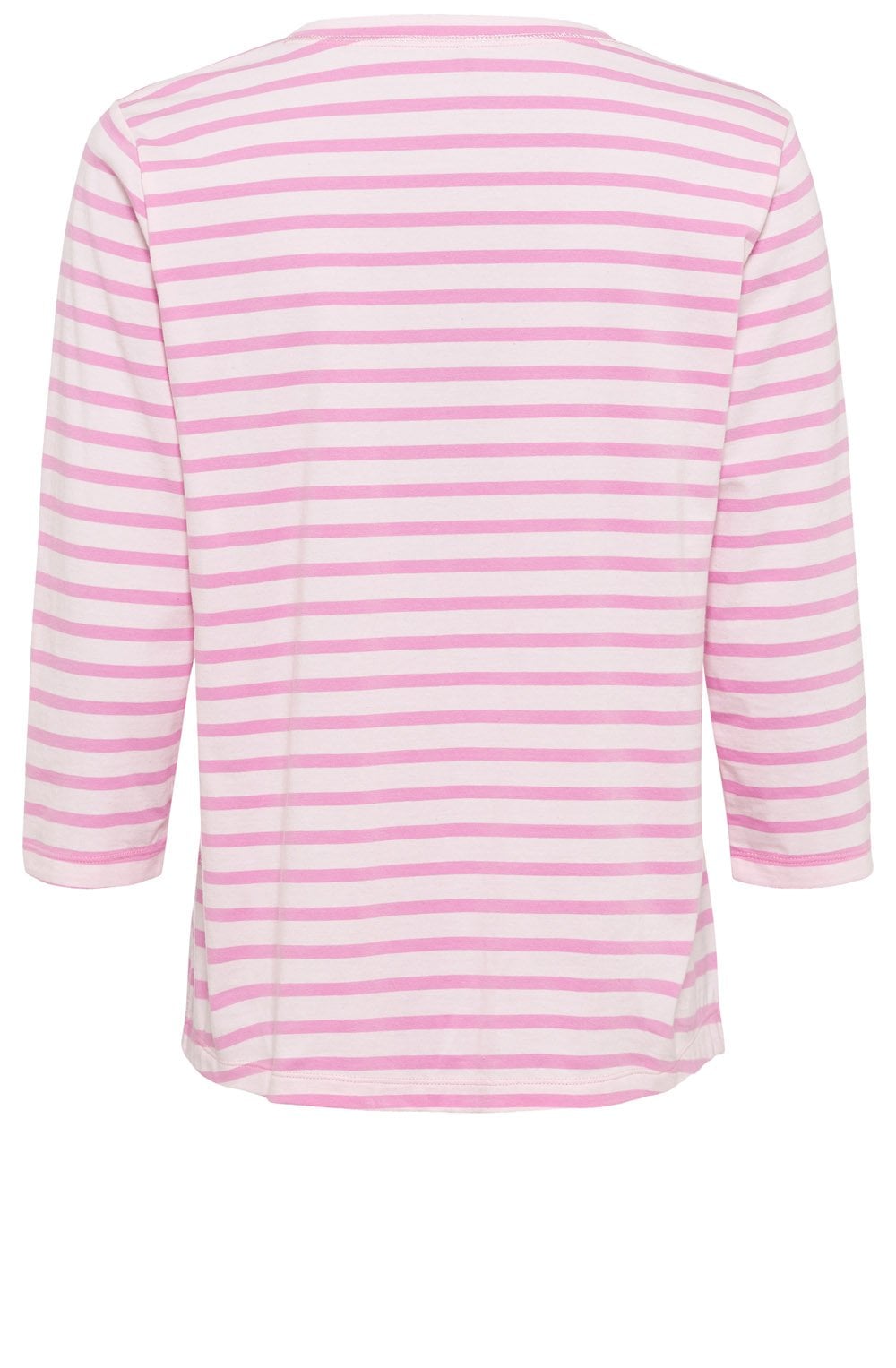 Pink Stripes Sleeved Top