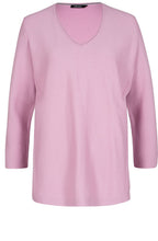 Pink V Neck Sweater
