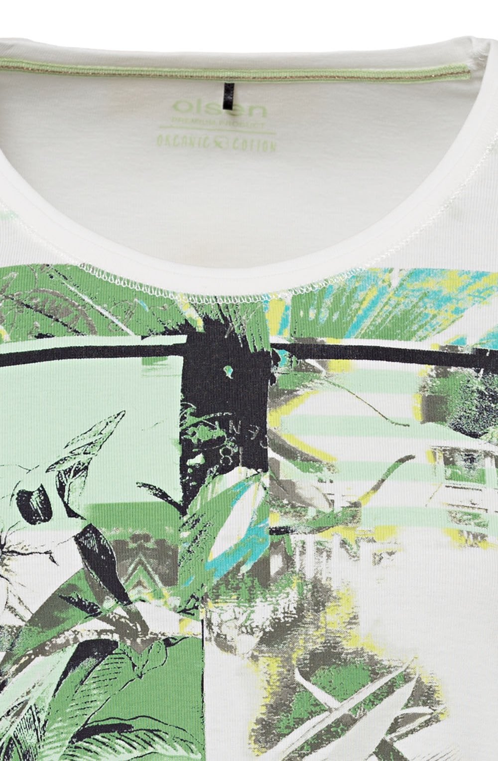 Pistachio Leaf Design T Shirt