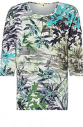 Pistachio Tropical Design Top