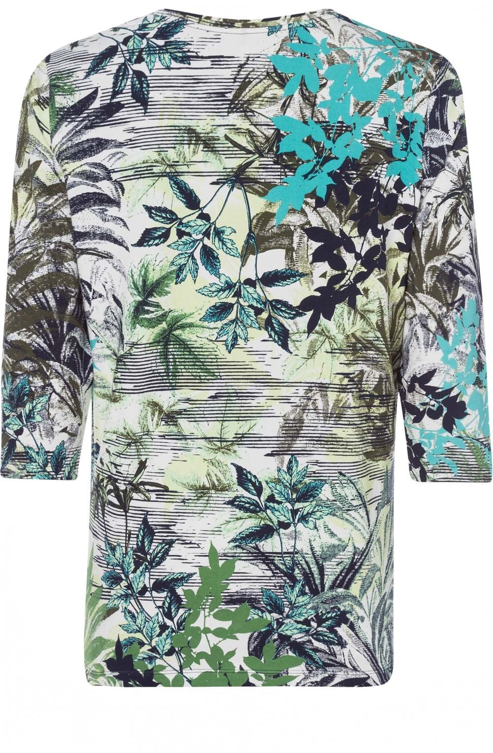 Pistachio Tropical Design Top