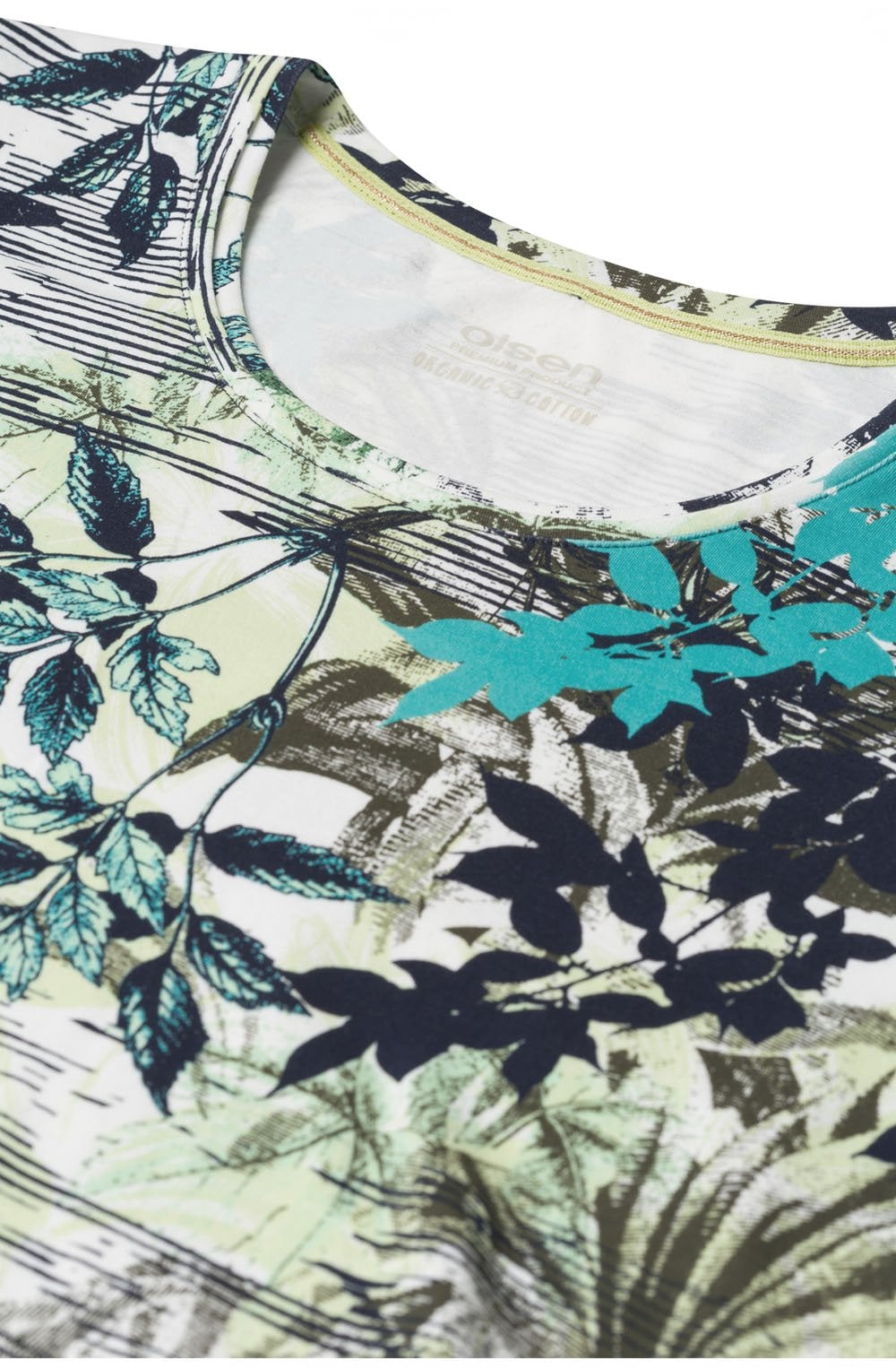 Pistachio Tropical Design Top