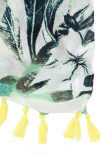 Pistachio Tropical Print Scarf