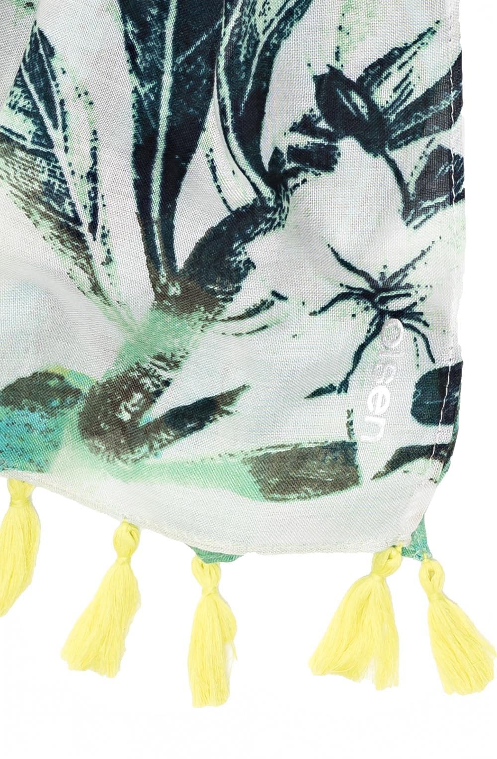 Pistachio Tropical Print Scarf