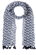Pleated Rope Design Scarf