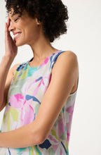 Pool Blue Vibrant Floral Jersey Dress