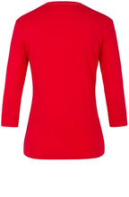 Poppy Red Jersey Top