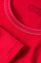 Poppy Red Jersey Top