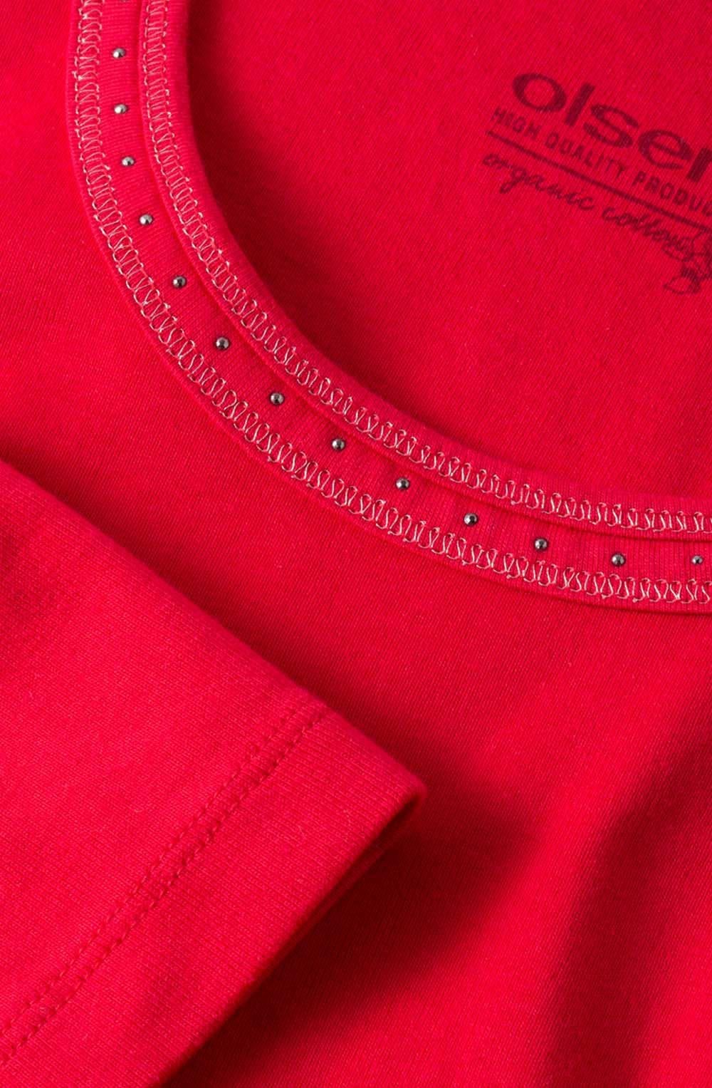 Poppy Red Jersey Top
