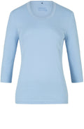 Powder Blue Jersey Top
