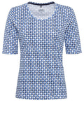 Power Navy Bold Print T Shirt