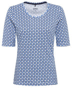 Power Navy Bold Print T Shirt
