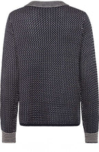 Power Navy Channel Style Cardigan