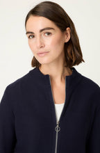 Power Navy Drawstring Henny Cardigan