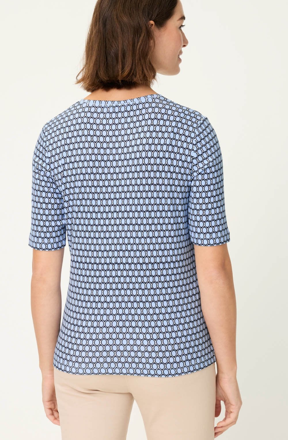 Power Navy Graphic Print Edda T Shirt