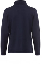 Power Navy Horizontal Ribbed Cardigan