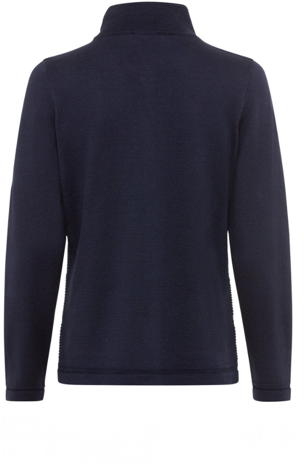 Power Navy Horizontal Ribbed Cardigan