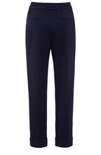 Power Navy Jogger Style Trouser
