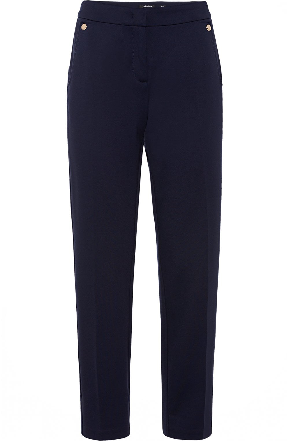 Power Navy Lisa Straight Fit Trousers