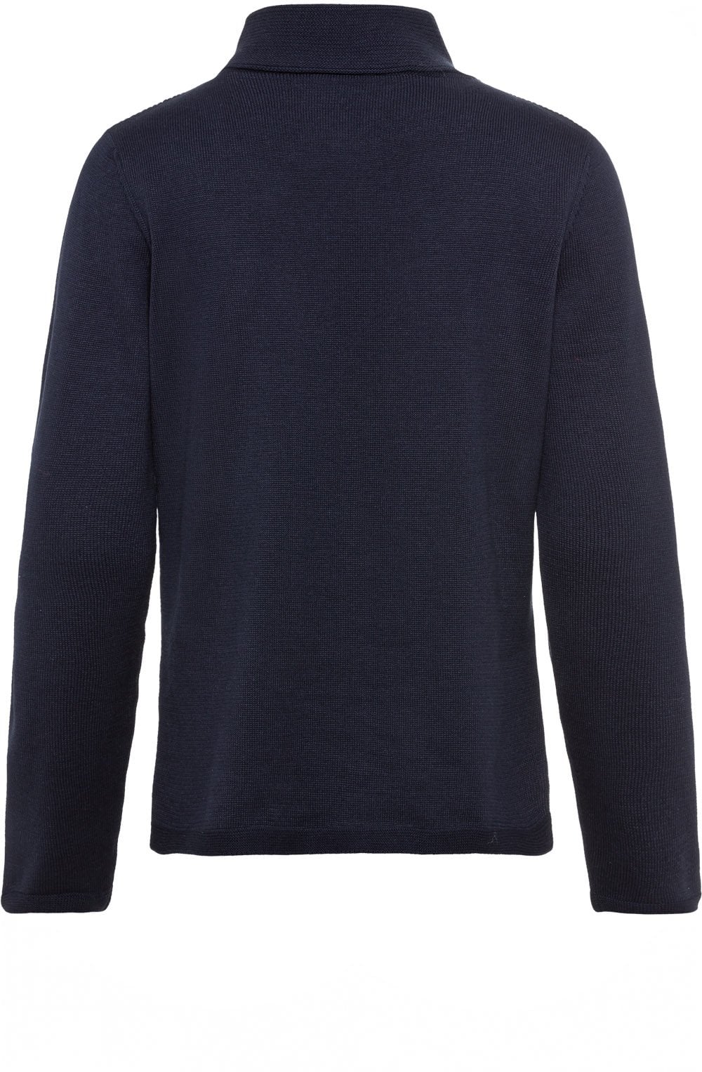 Power Navy Patterned Knit Cardigan