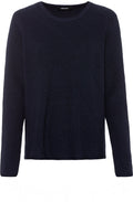 Power Navy Patterned Knit Jumper