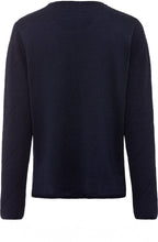 Power Navy Patterned Knit Jumper