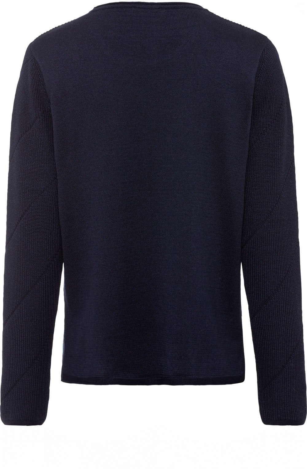 Power Navy Patterned Knit Jumper