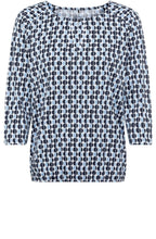 Power Navy Relaxed Clara Top
