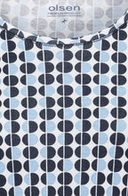 Power Navy Spotted Round Neck Edda T Shirt