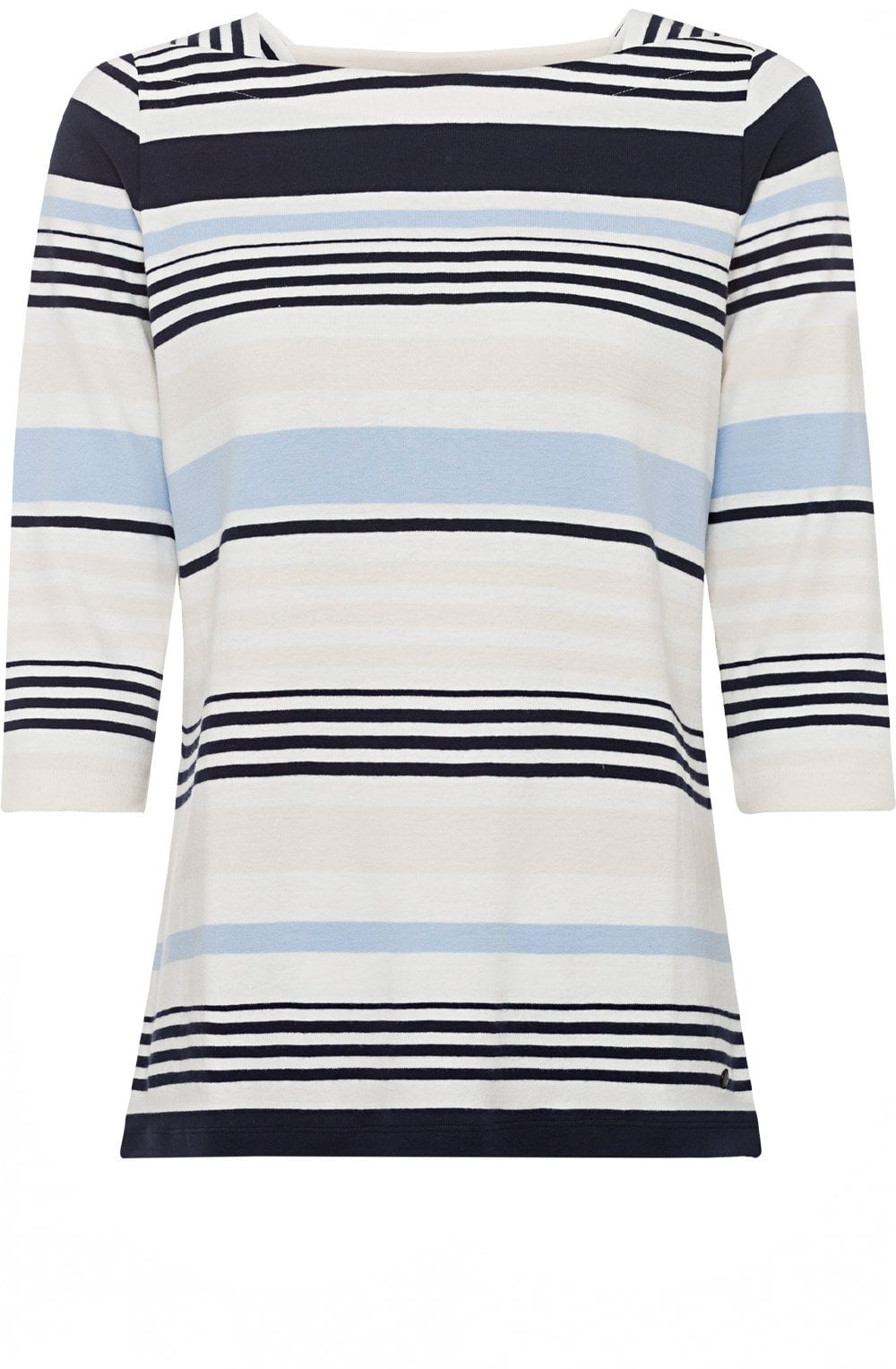 Power Navy Striped Design Top