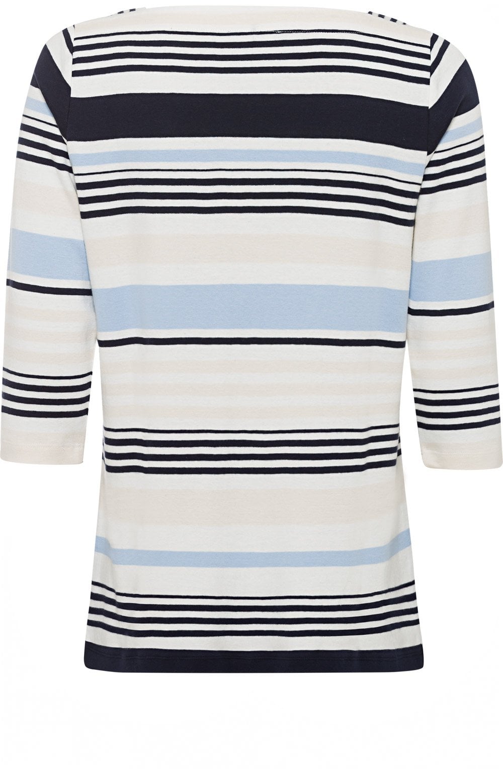 Power Navy Striped Design Top