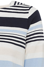 Power Navy Striped Design Top