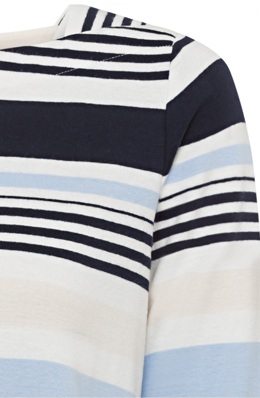 Power Navy Striped Design Top