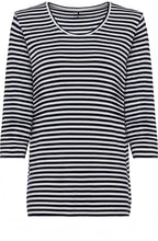 Power Navy Striped Jersey Top
