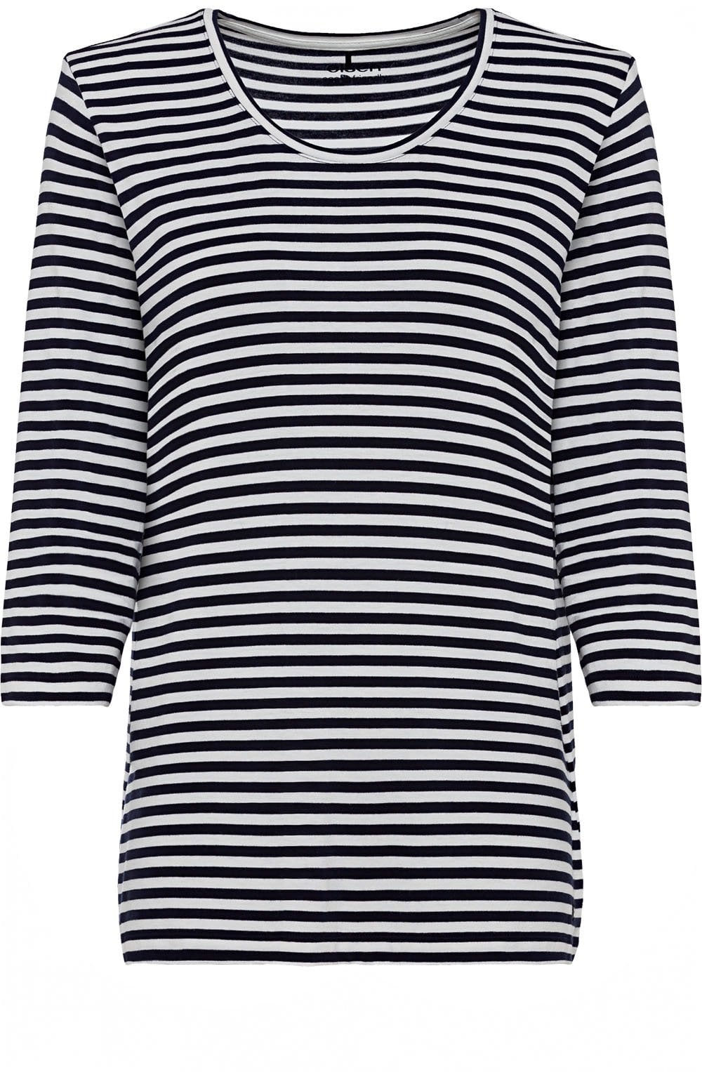 Power Navy Striped Jersey Top
