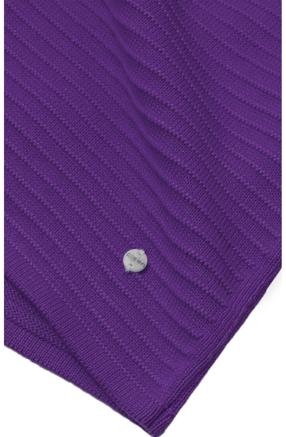 Purple Textured Ribbed Jumper